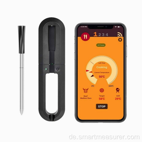 Drahtlose Fleischthermometer Bluetooth-Sonde mit Repeater